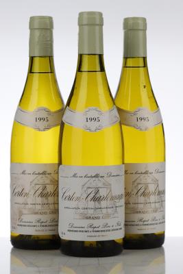 CORTON CHARLEMAGNE 1995 - Rapet - 3 Bottles