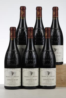 CHATEAUNEUF DU PAPE CUVEE DE LA REINE DES BOIS 2000 - Domaine la Mordoree - 6 Bottles