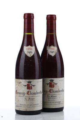 GEVREY CHAMBERTIN EN MOTROT 1996 - Denis Mortet - 2 Bottles