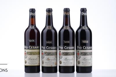 BAROLO 1958 - Pio Cesare - 4 Bottles