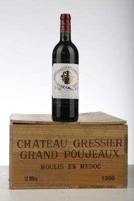 GRESSIER GRAND POUJEAUX 1996 - Mc - 12 Bottles - Owc 12
