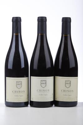 CHINON VIEILLES VIGNES 1*2004 + 1*2006 + 1*2008  - Philippe Alliet - 3 Bottles
