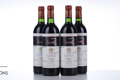 MOUTON ROTHSCHILD 1990 - 4 Bottles