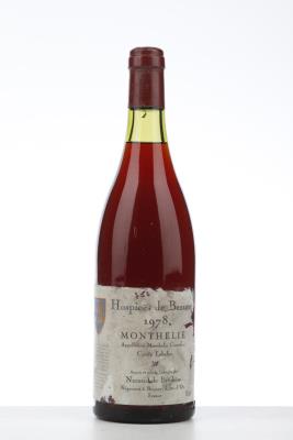 HOSPICES DE BEAUNE MONTHELIE CUVEE LEBELIN 1978 - Nazarin de Berghese - 1 Bottle