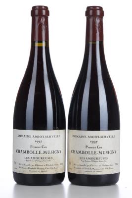 CHAMBOLLE MUSIGNY LES AMOUREUSES 1997 - Amiot Servelle - 2 Bottles