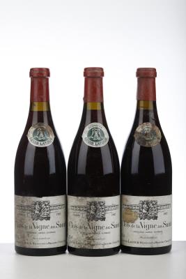CORTON CLOS DE LA VIGNE AU SAINT 1985 - Louis Latour - 3 Bottles