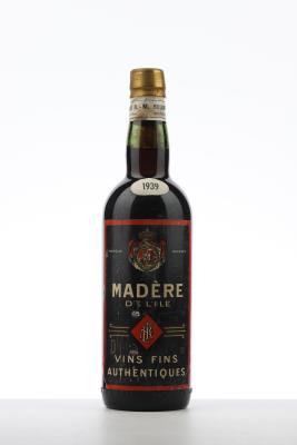 MADERE DE L'ILE 1939 - H. M. Boudringhin - 1 Bottle