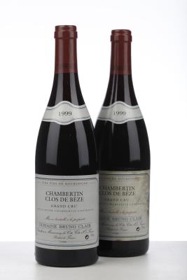 CHAMBERTIN CLOS DE BEZE 1999 - Bruno Clair - 2 Bottles