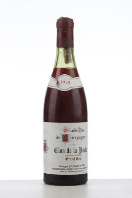 CLOS DE LA ROCHE 1978 - Georges Lignier - 1 Bottle