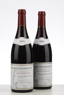 GEVREY CHAMBERTIN LES EVOCELLES 2003 - Dugat Py - 2 Bottles