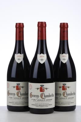 GEVREY CHAMBERTIN LAVAUX ST JACQUES 2019 - Armand Rousseau - 3 Bottles