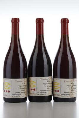 VOSNE ROMANEE LE CLOS GOILLOTTE 1994 - Prieure Roch - 3 Bottles