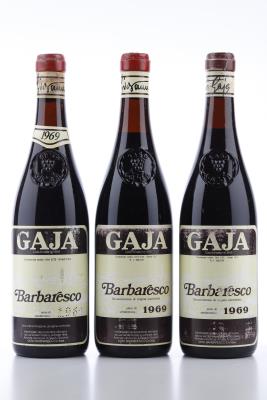BARBARESCO 1969 - Gaja - 3 Bottles