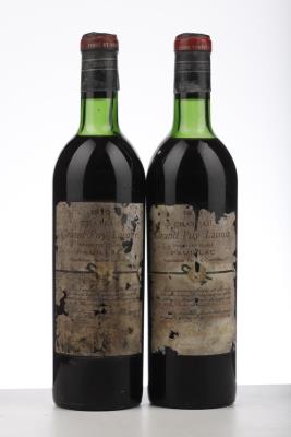 GRAND PUY LACOSTE 1970 - Barriere - 2 Bottles
