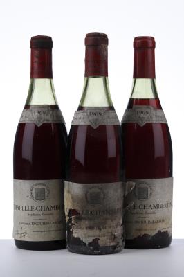 CHAPELLE CHAMBERTIN 1969 - Drouhin Laroze - 3 Bottles