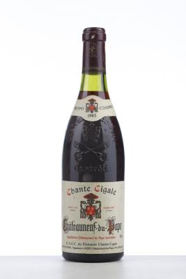 CHATEAUNEUF DU PAPE CHANTE CIGALE 1985 - Domaine Chante Cigale - 1 Bottle