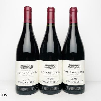 CLOS ST DENIS 2008 - Dujac - 3 Bottles