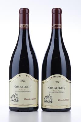 CHAMBERTIN VIEILLES VIGNES 2003 - Perrot Minot - 2 Bottles