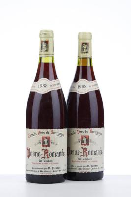VOSNE ROMANEE LES SUCHOTS 1988 - G. Prieur  - 2 Bottles