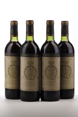 GRUAUD LAROSE 1982 - Mc - 4 Bottles