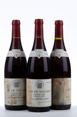 CLOS VOUGEOT 1996 - Drouhin Laroze - 3 Bottles