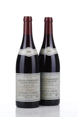 GEVREY CHAMBERTIN CLOS ST JACQUES 1995 - G.Bartet - 2 Bottles