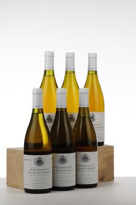 MEURSAULT LES GRANDS CHARRONS 1991 - Michel Bouzereau - 6 Bottles