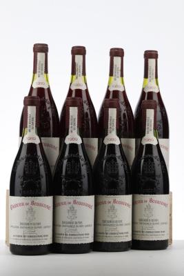CHATEAUNEUF DU PAPE BEAUCASTEL 1989 - Beaucastel - 8 Bottles