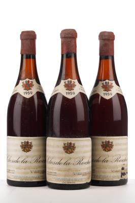 CLOS DE LA ROCHE 1959 - Joseph Drouhin mise Grafé Lecocq - 3 Bottles