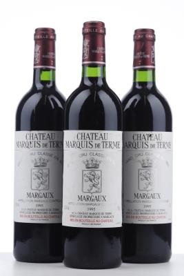 MARQUIS DE TERME 1995 - Mc - 3 Bottles