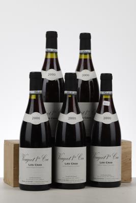 VOUGEOT LES CRAS 2000 - Charles Antonin - 5 Bottles