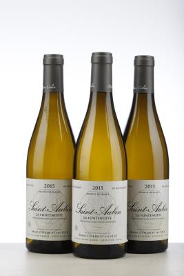 SAINT AUBIN BLANC LA FONTENOTTE 2015 - Marc Colin - 3 Bottles