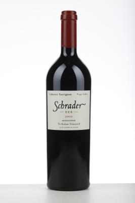 SCHRADER CCS BECKSTOFFER TO KALON VINEYARD CABERNET SAUVIGNON 2010 - Schrader Cellars - 1 Bottle