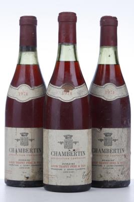 CHAMBERTIN 1974 - Trapet - 3 Bottles