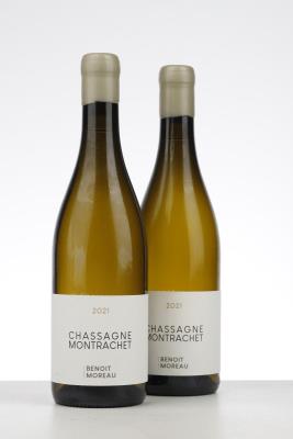 CHASSAGNE MONTRACHET BLANC 2021 - Benoit Moreau - 2 Bottles
