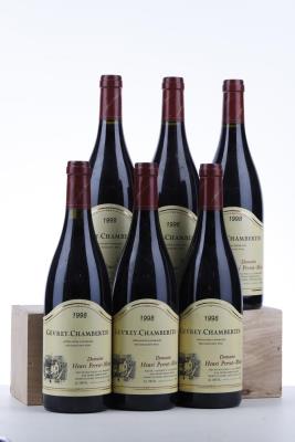 GEVREY CHAMBERTIN 1998 - Henri Perrot Minot - 6 Bottles