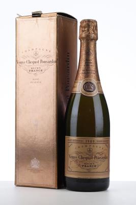 VEUVE CLICQUOT BRUT ROSE RESERVE 1989 - Veuve Clicquot - 1 Bottle - Oc 1