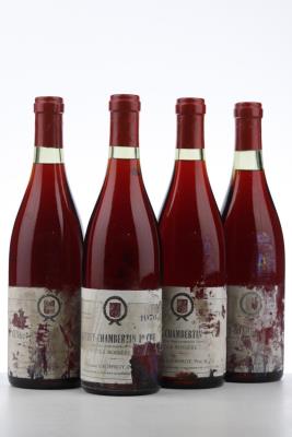 GEVREY CHAMBERTIN LA BOSSIERE 1976 - Geoffroy - 4 Bottles