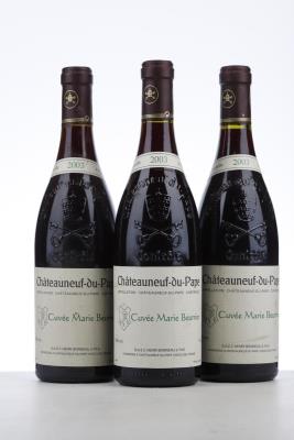 CHATEAUNEUF DU PAPE CUVEE MARIE BEURRIER 2003 - Henri Bonneau - 3 Bottles