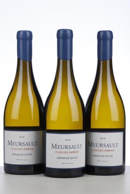 MEURSAULT CLOS DES AMBRES 2018 - Arnaud Ente - 3 Bottles
