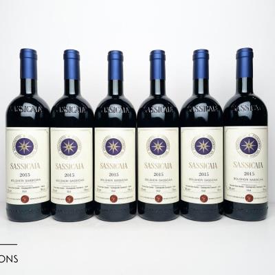 SASSICAIA 2015 - Tenuta San Guido - 6 Bottles