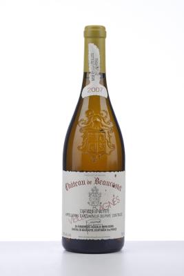 CHATEAUNEUF DU PAPE BLANC BEAUCASTEL ROUSSANNE VIEILLES VIGNES 2007 - Beaucastel - 1 Bottle