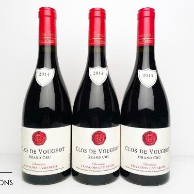 CLOS DE VOUGEOT 2014 - François Lamarche - 3 Bottles