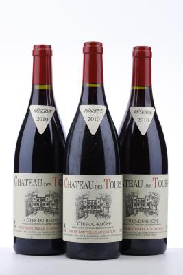 CHATEAU DES TOURS 2010 - Reynaud - 3 Bottles