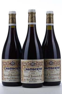 CHAMBERTIN 1996 - Armand Rousseau - 3 Bottles