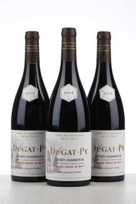 GEVREY CHAMBERTIN COEUR DE ROY TRES VIEILLES VIGNES 2016 - Bernard Dugat Py - 3 Bottles