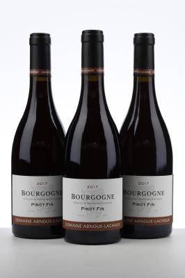 BOURGOGNE ROUGE PINOT FIN 2017 - Arnoux Lachaux - 3 Bottles