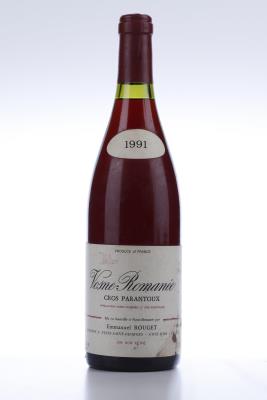 VOSNE ROMANEE CROS PARANTOUX 1991 - Emmanuel Rouget - 1 Bottle