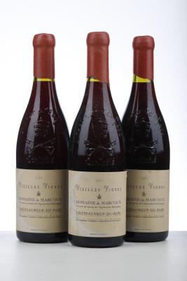 CHATEAUNEUF DU PAPE MARCOUX VIEILLES VIGNES 2001 - Domaine de Marcoux - 3 Bottles