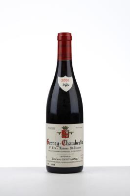 GEVREY CHAMBERTIN LAVAUX ST JACQUES 2001 - Denis Mortet - 1 Bottle